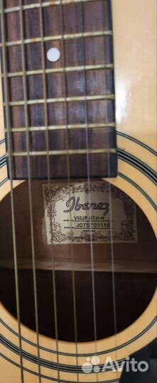 Акустическая гитара ibanez
