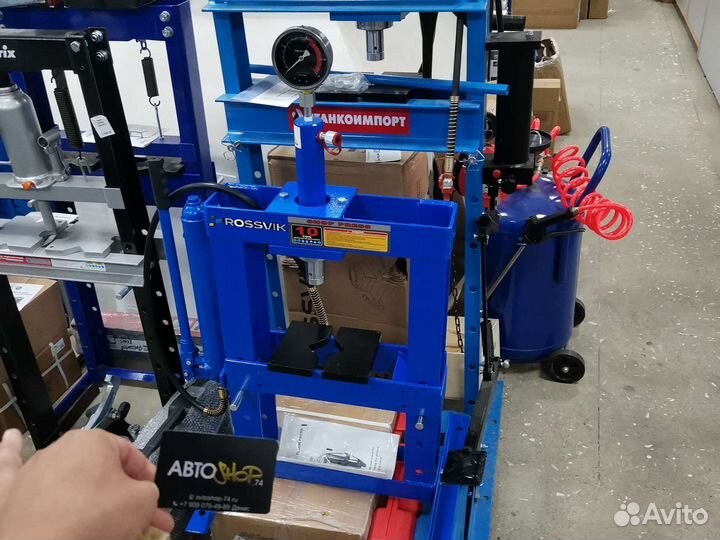 Пресс гидравлический напольный 10 тн Rossvik
