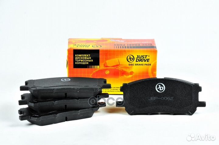 Колодки тормозные, передние D2249 JBP0062 Just