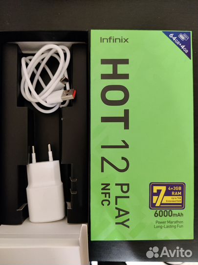 Infinix Hot 12 Play, 4/64 ГБ