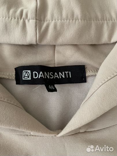 Платье длинное худи с капюшоном Dansanti р 46