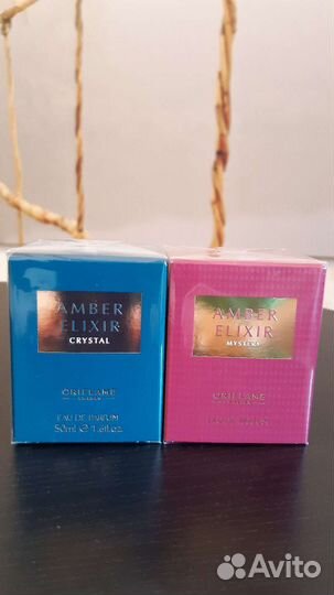 Парфюмерная вода Amber Elixir Criystal и Mystery