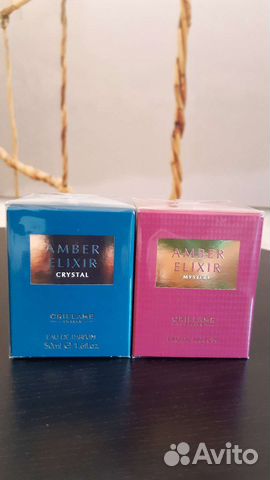Парфюмерная вода Amber Elixir Criystal и Mystery