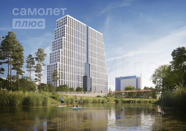 2-к. квартира, 52,7 м², 22/30 эт.