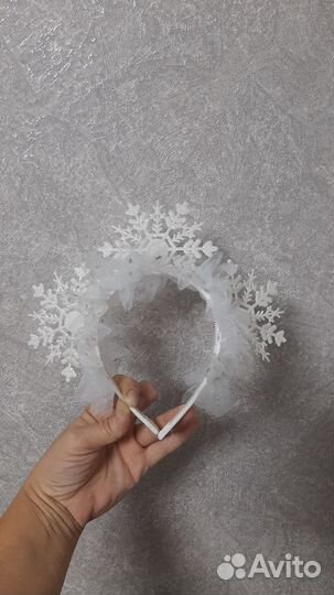 Новогодние ободки и бантики для костюма