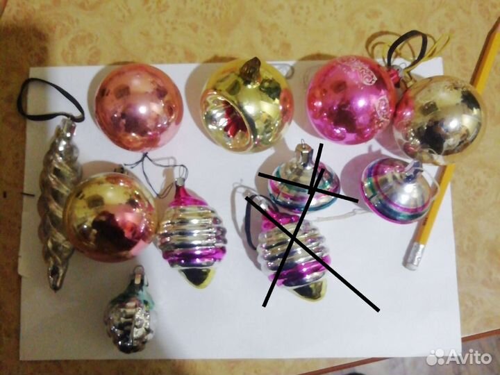 Елочные игрушки советские СССР