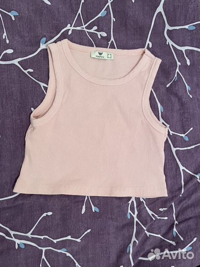 Розовый топ