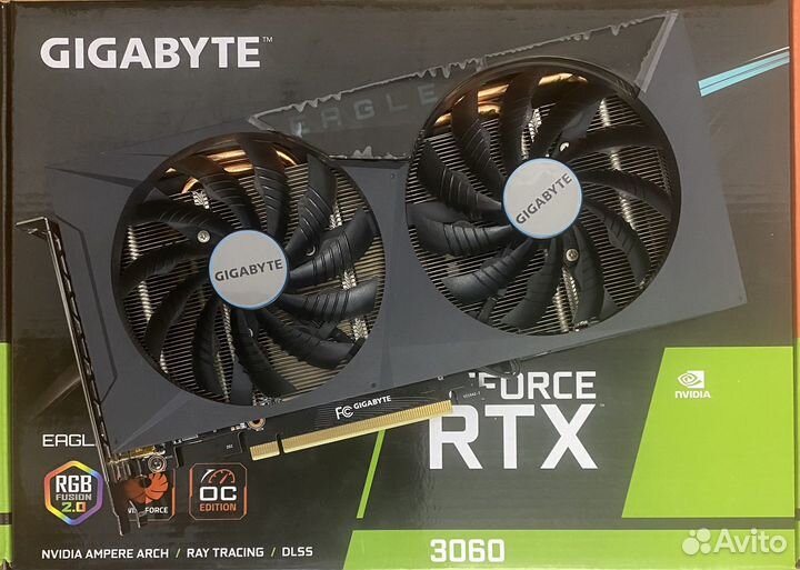 Gigabyte rtx 3060 12gb eagle/комплект