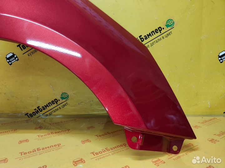 Крыло правое Hyundai Solaris 2011 Красный гранат