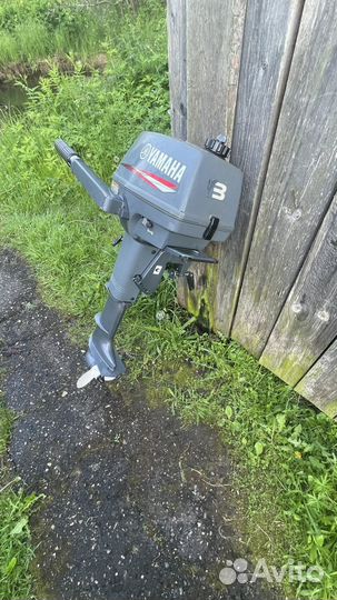 Лодочный мотор yamaha 3 л с 2-х тактный