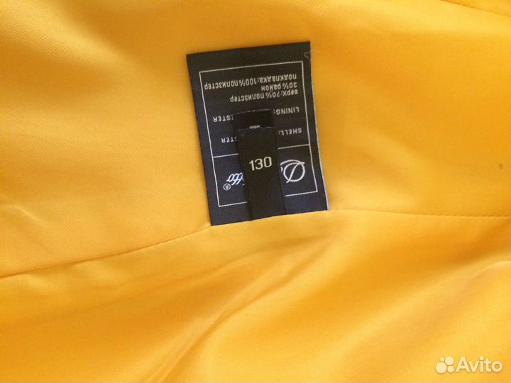 Шикарное желтое пальто De Salitto италия