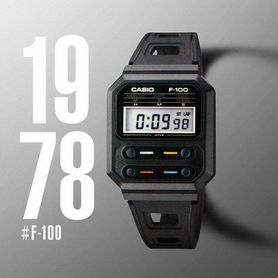 Часы Casio F-100 legend Vintage Japan Nostromo Y2K