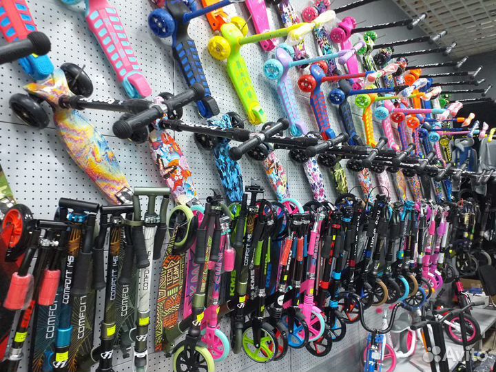 Самокат для взрослых и детей