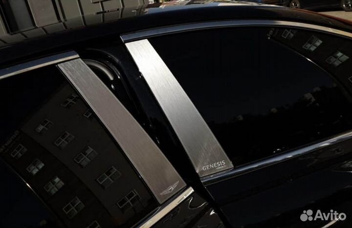 Накладки на центральные и задние стойки Genesis G8