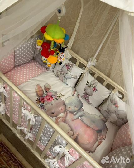 Бортики в детскую кроватку бу