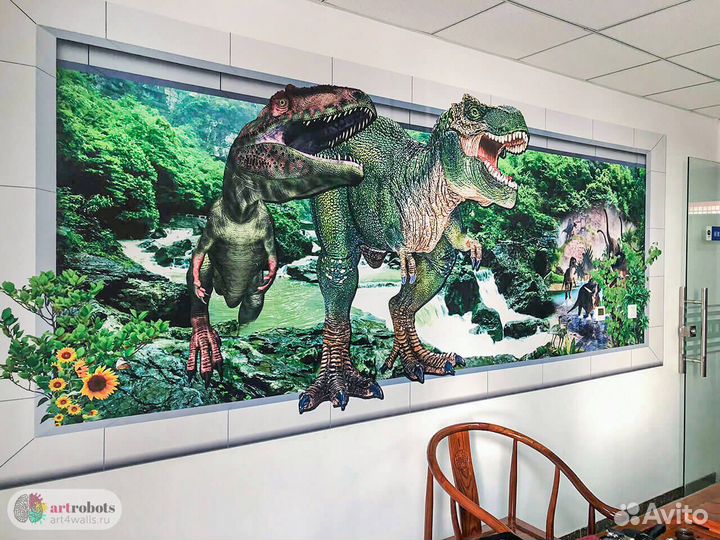 3D роспись стен