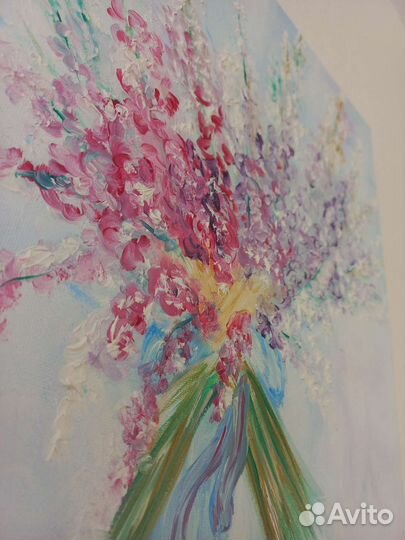 Картина маслом на холсте 3040 для дома подарок