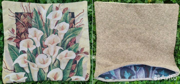 Чехол декоративный для диванной подушки