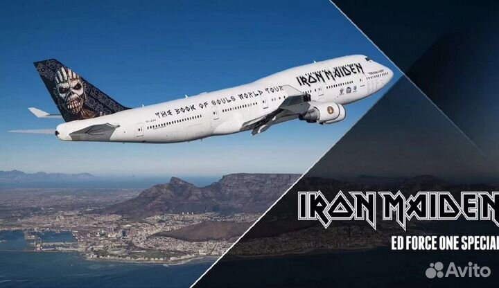 Значок Боинг Iron Maiden Ed Force One 2016