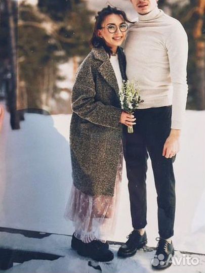 Пальто Снежная Королева 42 44