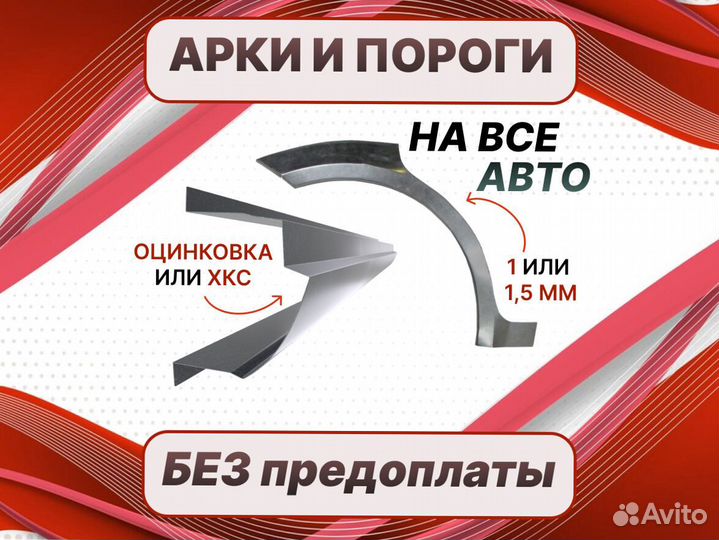 Ремонтные арки Kia Carnival
