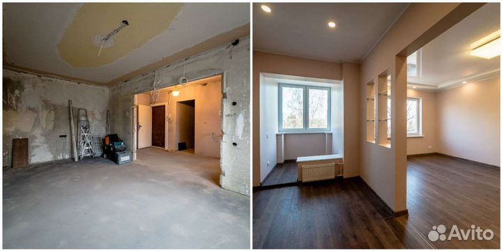 Ремонт и отделка квартир под ключ без предоплаты