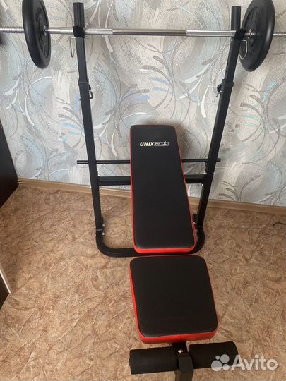 Силовая скамья для жима и пресса