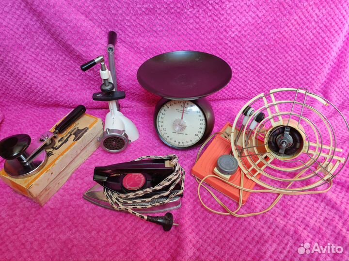 Мясорубка,закаточная машинка,весы,вентилятор СССР