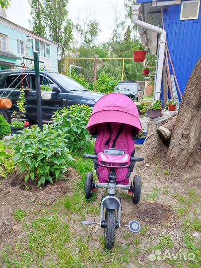 Трехколесный велосипед коляска luxury