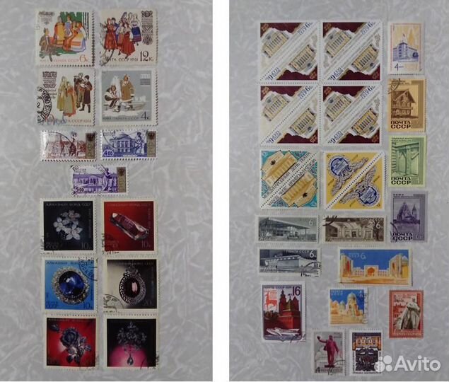 Тематические наборы марок СССР (часть 10-11)