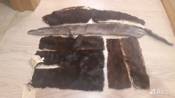 Шкурки каракуля и норки