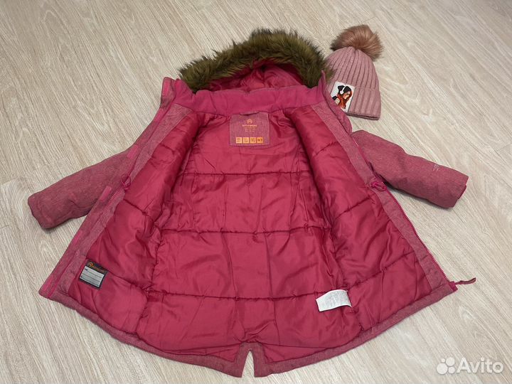Зимняя куртка для девочки 116-122