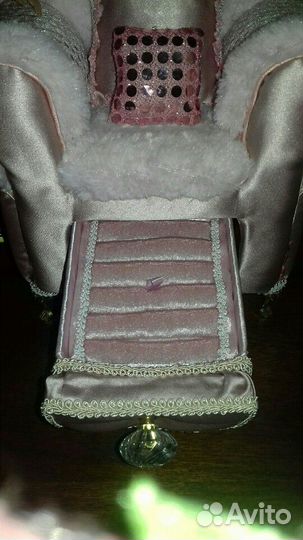 Гламурное кресло для кукол, шкатулка