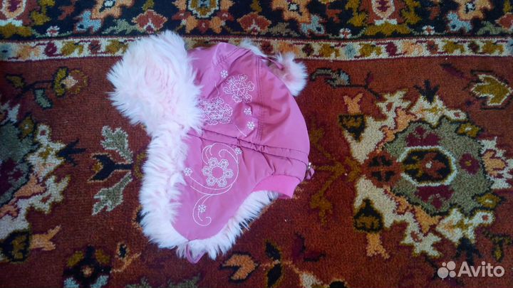 Зимний комплект для девочки,шапка,р.110-116
