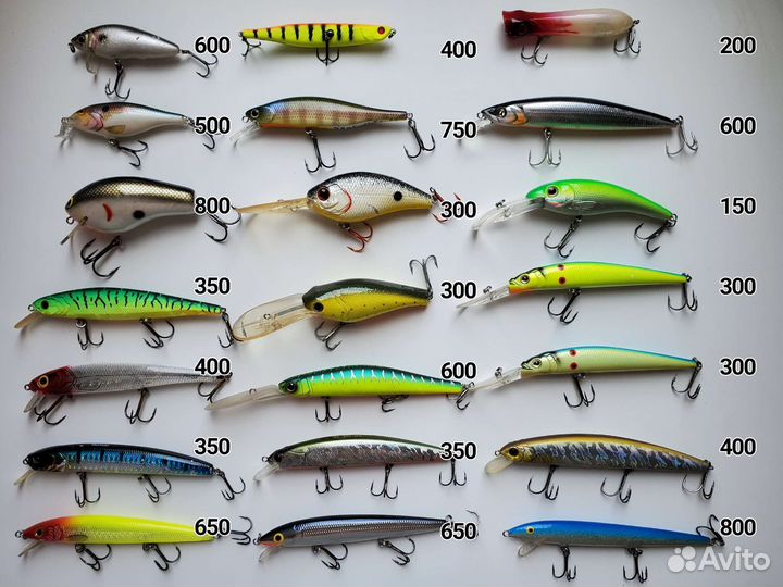 Воблеры для щуки, белого хищника, судака, форели