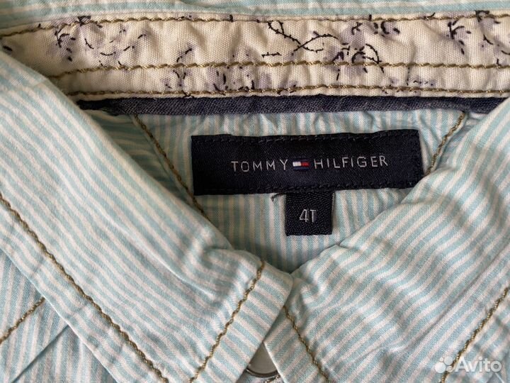 Рубашка для мальчика 104-110 tommy hilfiger