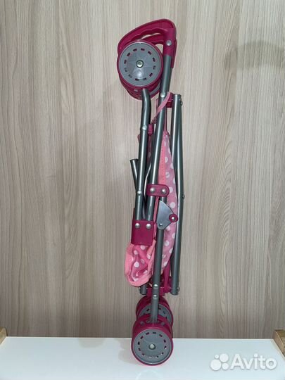 Коляска для кукол трость складная кукольная