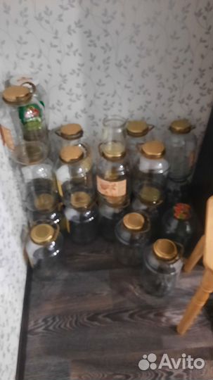 Банки стеклянные 3 литра винтовые