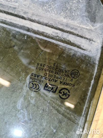 Стекло двери заднее правое Hyundai Santa Fe