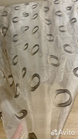 Штора тюль органза 4м на 2,5 м