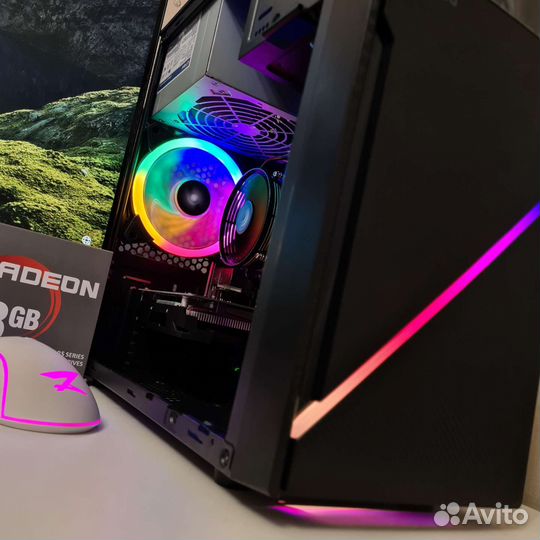 Новый Игровой Компьютер Core i3/RX 560/8GB озу