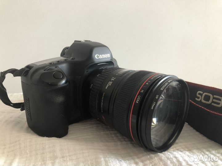 Профессиональный фотоаппарат Canon 5D с обьективом