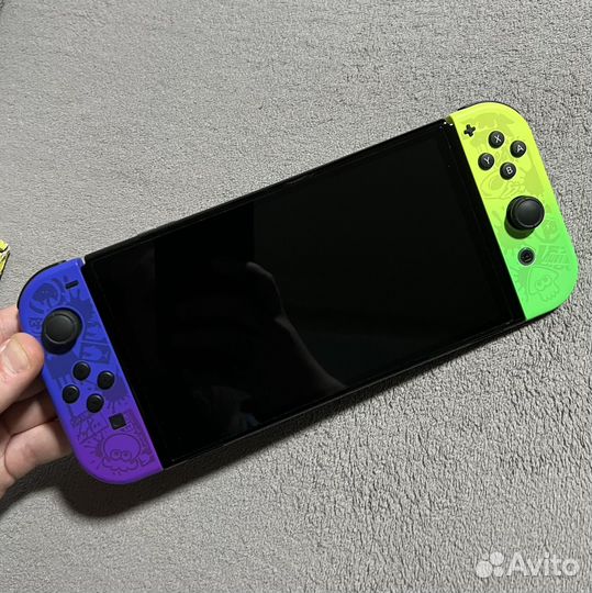 Nintendo Switch Oled 256Gb Чип (Splatoon Edition)