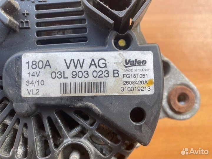 Генератор Wv Passat B6 универсал cayc 2010