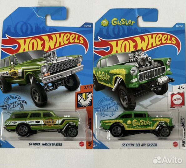 Hot wheels gasser nova/bel air