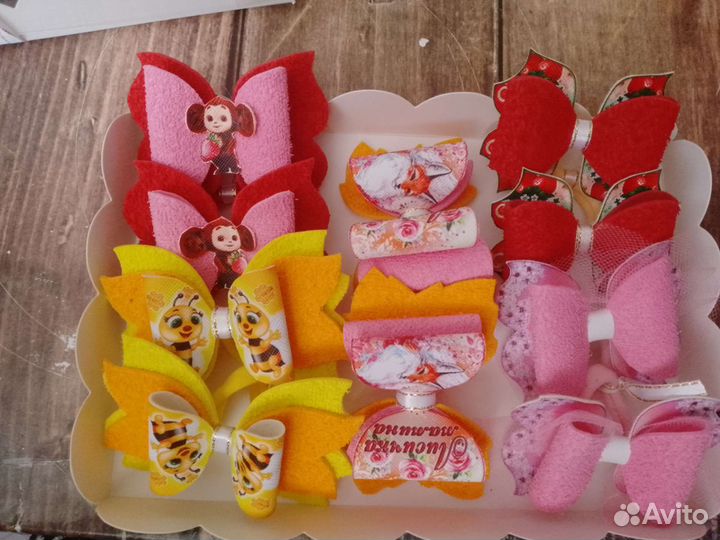 Резинки для волос девочек в садик, праздник