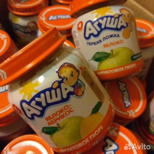 Пюре фруктовое Агуша забронировано