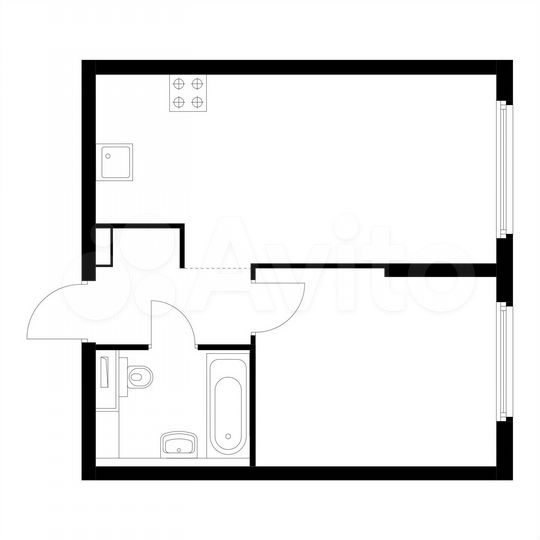 1-к. квартира, 39,2 м², 28/32 эт.