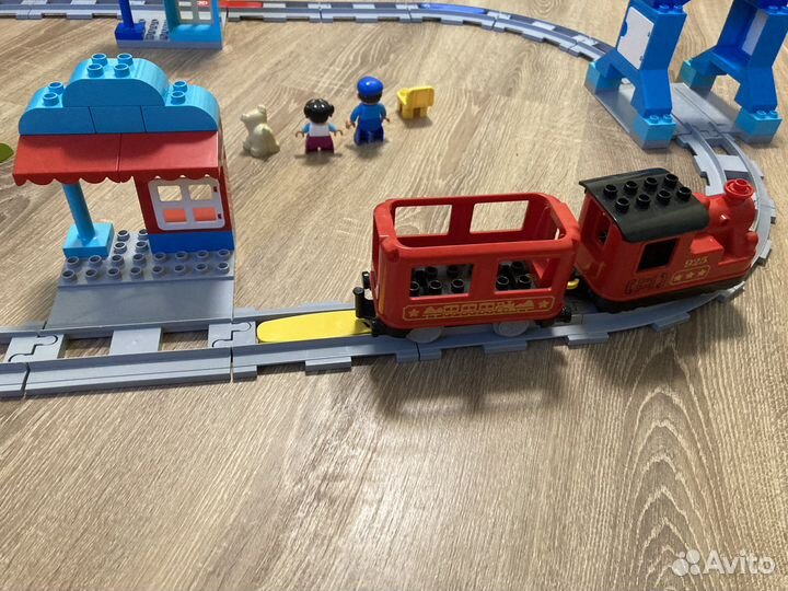 Lego duplo поезд на паровой тяге