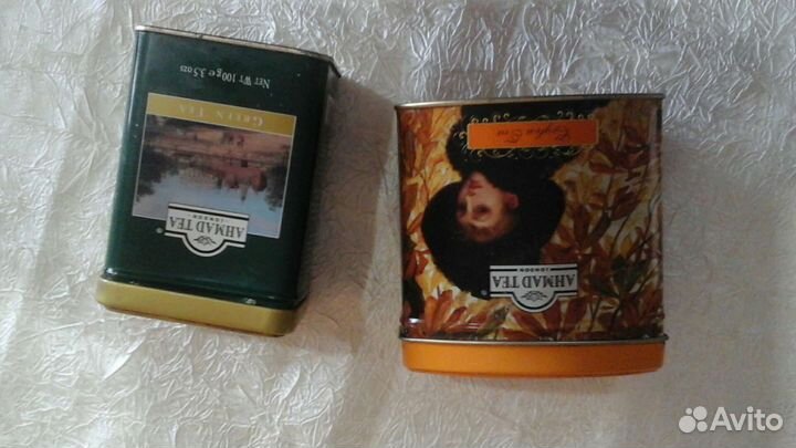 Металлические коробки для чая